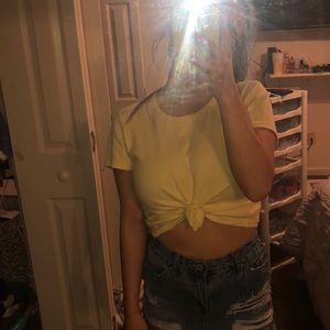 yellow vintage t-shirt